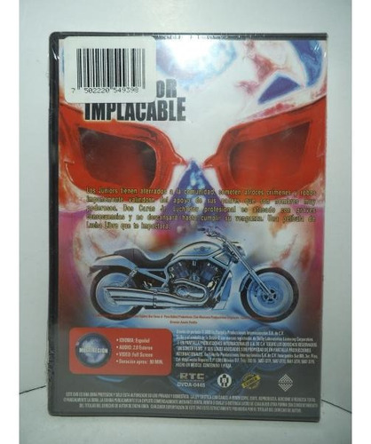 Dos Caras Jr El Luchador Implacable Dvd Lucha Libre