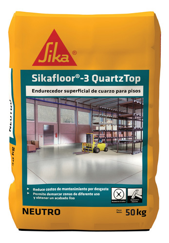 Sikafloor-3 Endurecedor Para Pisos De Concreto Neutro 50 Kg