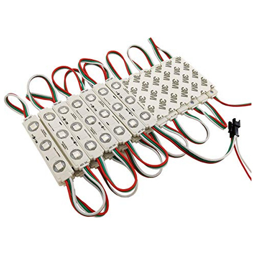 100 Piezas De Módulos De Luces Led Rgb Ws2811 Dc 12v S...