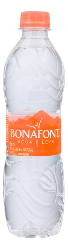 Água Mineral Natural sem Gás Bonafont Água Leve Garrafa 500ml