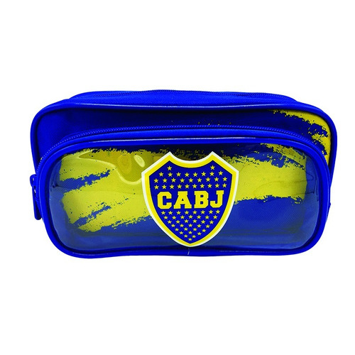 Cartuchera Canopla Boca Juniors Estuche Con Bolsillo