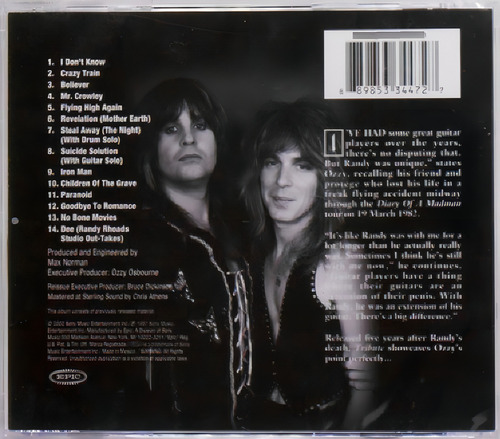 Cd Ozzy Osbourne Tribute 2016 Importado Lacrado Sony