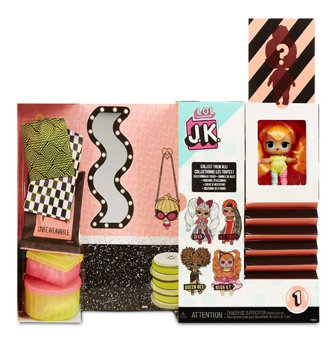 Muñeca L.o.l. Surprise Lol Jk Neon Q.t. 15 Sorpresas Doll