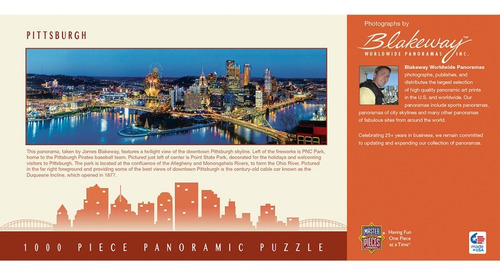 Imagen 2 de 2 de Rompecabezas Panorámico - Pittsburgh Pennsylvania