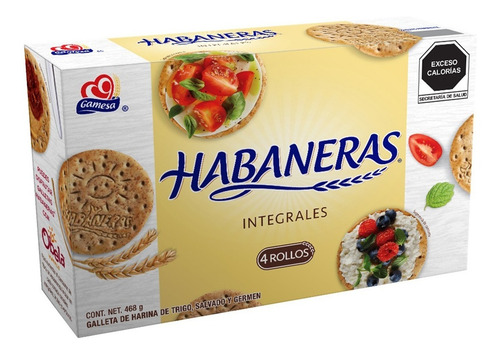 Galletas Gamesa Habaneras Integrales 468g