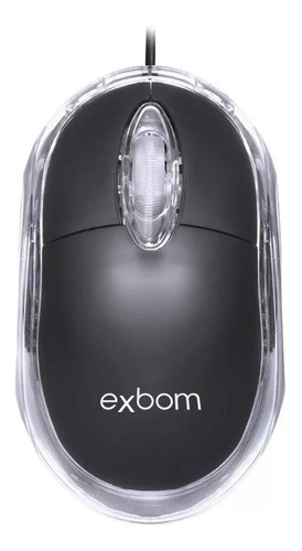 Imagem 1 de 2 de Mouse Exbom  MS-10 preto