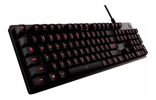 Imagen 2 de 3 de Teclado gamer Logitech Serie G G413 QWERTY Romer-G Tactile español color carbón con luz roja