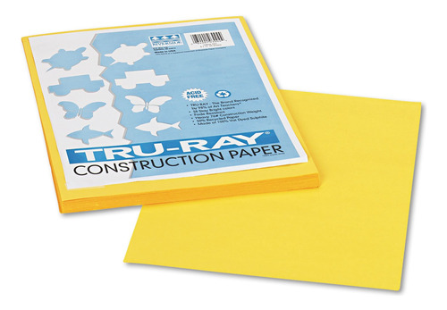 Pacon  Tru-ray - Papel De Construcción, 76 Libras, 9 X 12,.