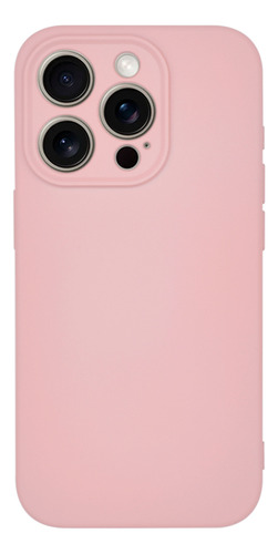 Protector iPhone 15 Pro Max Engomado Color Rosa