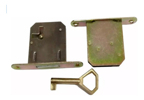 Cerradura Embutir 30mm Placard -puerta Corrediza- (x 6 Un)