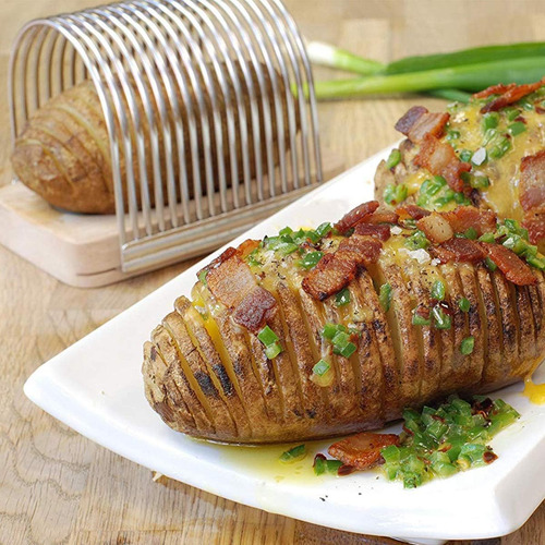 Hasselback - Cortador De Patatas Rebanar Cebolla Y Toma...