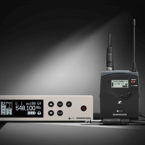 Sistema Instrumentos Sennheiser Ew 100 G4-ci1-g Guitar Cor Preto