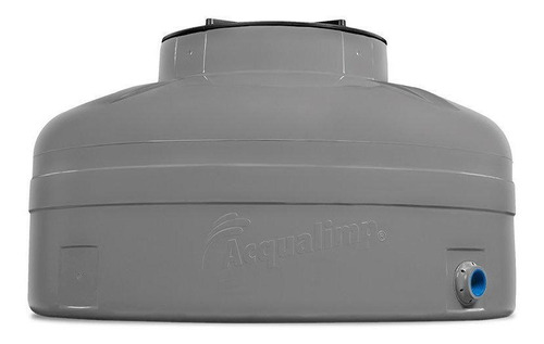 Tanque de água Acqualimp Caixa d’água Fácil Instalação vertical polietileno 310L cinza de 62 cm x 94 cm