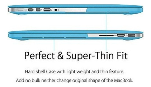 Ueswill Soft-touch Matte Funda Rígida Para Macbook Pro 13 C