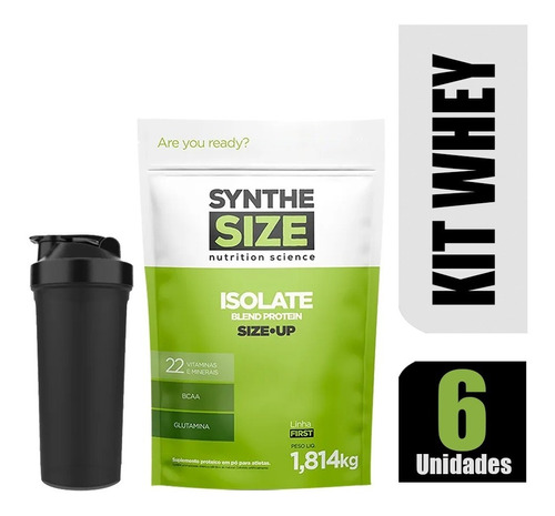 6x Whey Proten - Synthesize - Pronta Entrega (wey Way 3w 5w)