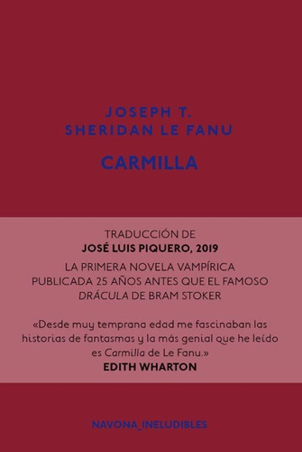 Carmilla - Sheridan Le Fanu (libro)