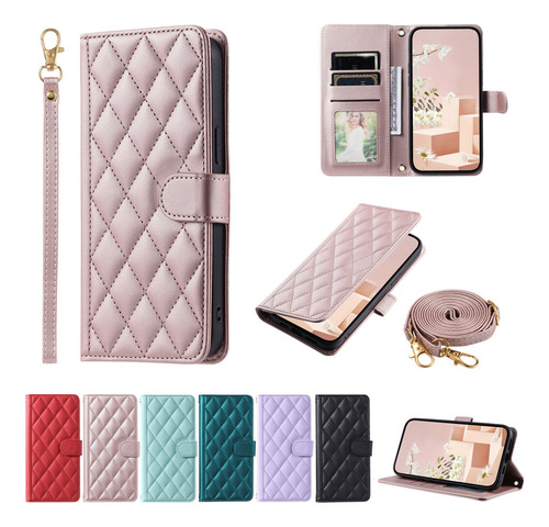 Funda Protectora De Piel Abatible Para Xiaomi 14t 5g/14t Pro 5g/poco M7 Pro 5g, Funda Protectora De Piel Con Correa De H