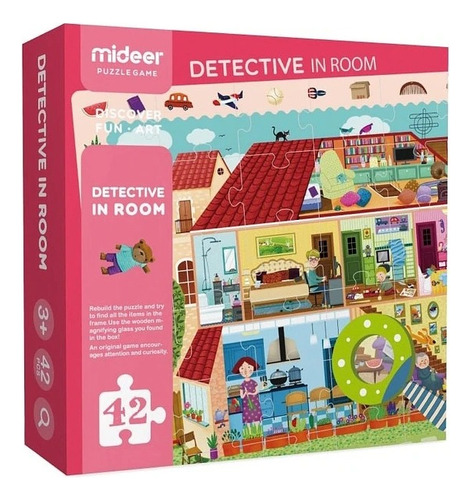 Puzzle Detective En La Casa - Mideer - Rompecabezas