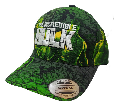 Gorra El Increible Hulk Super Heroe Marvel