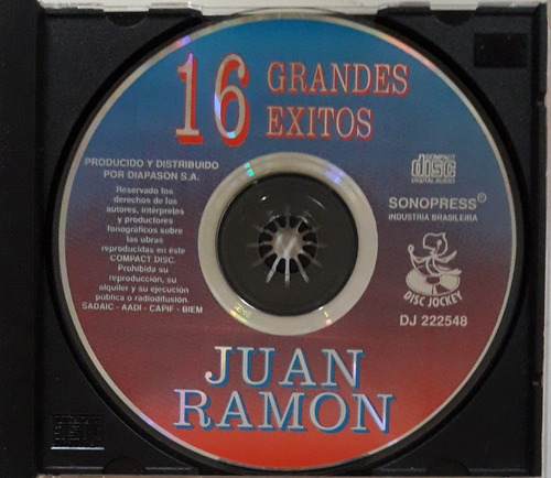 Juan Ramon Cd 16 Grandes Exitos (sin Carátulas)