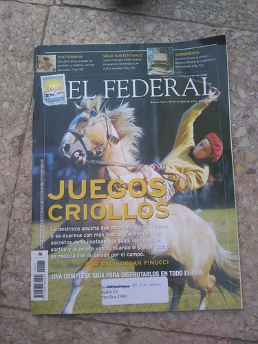 Revista El Federal Juego Criollos 28 Octubre 2010