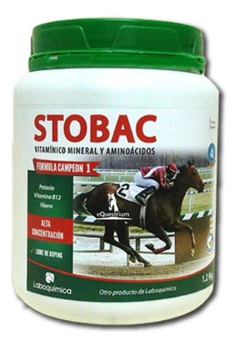 Suplemento Para Caballos Stobac 1,2 Kgs - Laboquimica