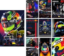 Comprar Pósters Checo Perez Formula 1 Carteles Metálicos Sergio F1  