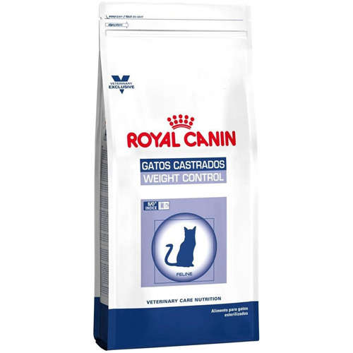 Imagen 2 de 2 de Alimento Royal Canin Veterinary Care Nutrition Feline Gatos Castrados Weight Control adulto sabor mix en bolsa de 1.5 kg