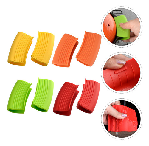 Pinzas Aislantes De Silicona Oven Glove Para Ollas, 4