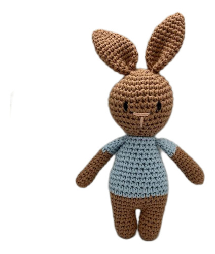 Conejo De Apego Tejido A Crochet - Amigurumi
