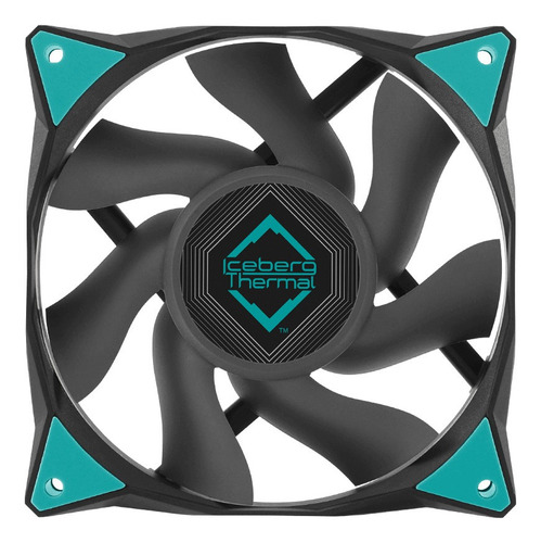 Cooler Fan Icegale Xtra Pwm 140mm Preto 2500 Rpm 169 Cfm Led Sem Led