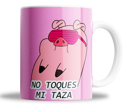 Taza De Ceramica - No Toques Mi Taza - Pato Gravity Falls