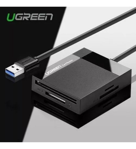 Leitor De Cartão Sd Sdhc Ms Cf Tf Mmc Usb 3.0 Ugreen