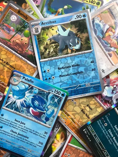 Lote de 9 Cartas de Pokémon Reverse Foil - Slightly Played em