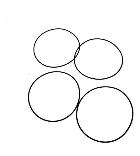 4 Pcs Gillig 82-11857-000 O-ring Seal 8211857000 Eeh