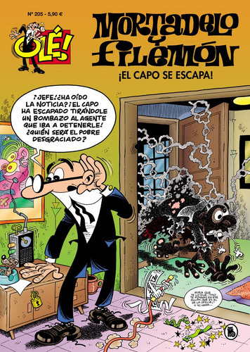 ÃÂ¡El capo se escapa! (OlÃÂ©! Mortadelo 205), de Ibáñez, Francisco. Editorial Bruguera Ediciones B, tapa blanda en español