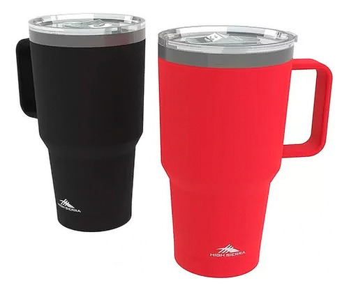 Termo High Sierra 2 Tazas De 710 Ml Viaje Camping Acero Inox
