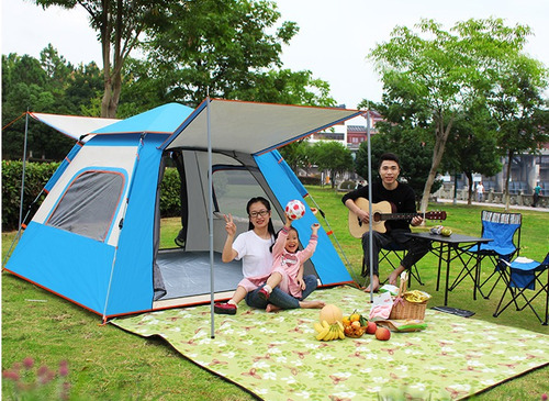 Carpa Automática Con Alero 240x240x155 Profesional 4/5 Per