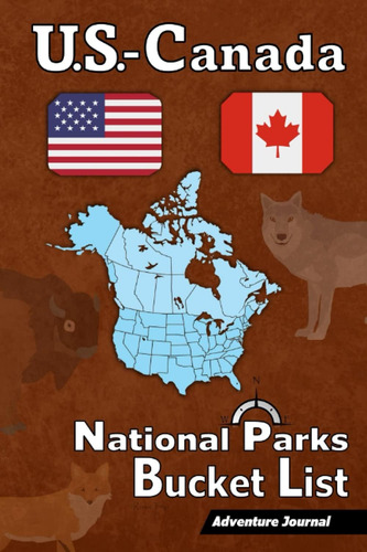 Libro: U.s. ' Canada National Parks Stamp Book (passport Log