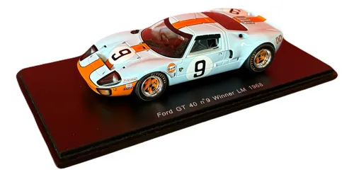 Ford Gt 40 #9 Le Mans Winner 1968 1:43 | Parcelamento sem juros