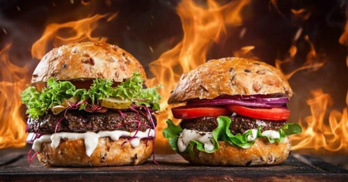 Imagem 7 de 9 de Chapa Para Lanche Semi Profissional 6 Hambugueres Com Prensa