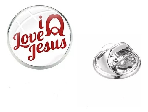 Pines Broches Decorativos  I Love Jesus . Arlet_cl