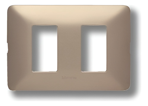 Enchufe Doble 2p+t 10a 250v Blanco/champagne Bticino Matix