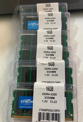 Memória Notebook Ddr4 3200 16g Ct16g4sfs8320 Crucial Com Nfe