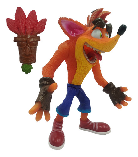 Figura Crash Bandicoot Premium 28 Cm Muñeco Grande