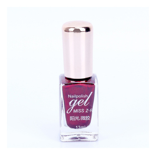 Esmalte De Uñas En Gel Z A Base De Agua De 13 Ml, Duradero Y