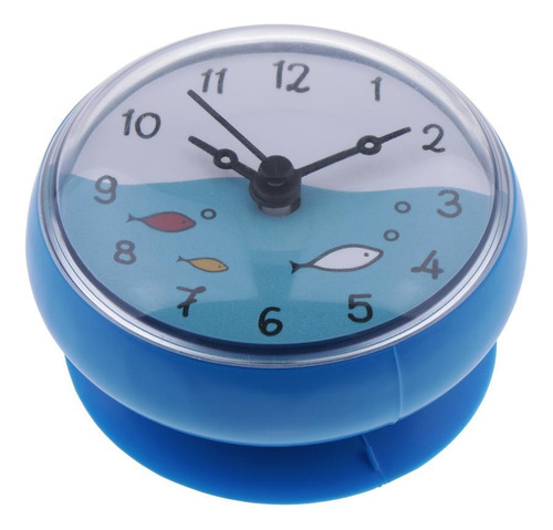Reloj Impermeable Para Baño Un Azul 75x35mm Un Azul 75x35mm