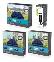 Comprar Combo 3 Colchones Inflables (1 De 2pl + 2 De 1pl) + Inflador