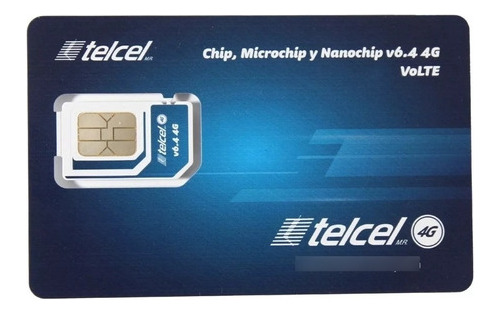 Chip Telcel 3g 4g Lte Para Telefono Rural P/cualquier Modelo