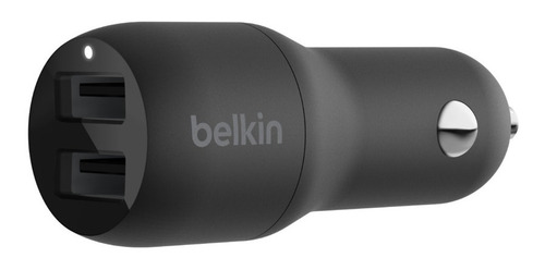 Cargador De Auto Belkin 24w Doble Usb Boost Charge Negro